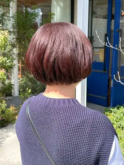 【白髪染め大人気メニュー✨✨】グレーカラー(白髪染め)+4step Aujuaトリートメント+シャンプーブロー