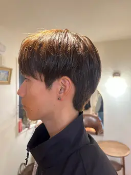 カット＋リタッチカラー（ブリーチなし）