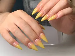 チップ長さだし10本➕カラー/ラメグラデーション