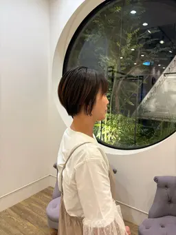 【カット＋艶トリートメント🫧】17:30~（ショートの方）