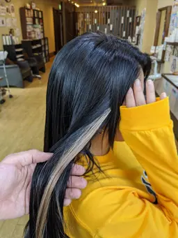 部分エクステ10本～（前髪、インナ-、ハイライト、バレイヤ-ジュ、）カット込