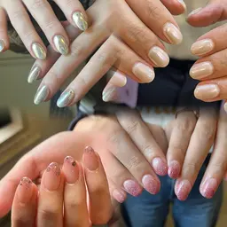 【モデル】ラメグラデーション/ミラー/オーロラ✨