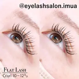 最高級セーブルフラットラッシュ 120本【コーティング込み】