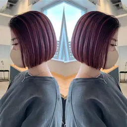 プレミアムケアカラー🍇+2stepトリートメント/￥5900