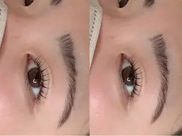 まつ毛パーマ×美眉スタイリング