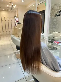 🫧根元縮毛矯正(リタッチ)+ロング料金／16:00​〜​17:30