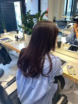 【🔸高発色カラー🪡】骨格矯正カット＋高発色暖色カラー（spマイクロバブルシャンプー.艶々tr）