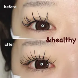 【お試し価格】&healthy(アンドヘルシー) フラット140本※エクステ×パーマ⚠️初めてアンドヘルシーご利用の方