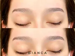 【 アイブロウWAX＋メイク仕上げ 】流行りの平行眉からアーチ眉まで✨️中野／高円寺／阿佐ヶ谷