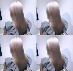 🔹トリプルカラー🔹ディープケアブリーチ➕髪質改善メテオカラー【ハイトーン/艶髪/美髪/韓国ヘア】