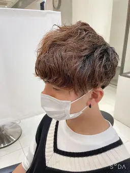 🌟理想的な仕上がり🌟メンズカット＋ナチュラルパーマ＋ナノスチームトリートメント⭐️