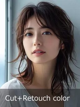 カット＆リタッチカラー（男女共通） ¥4,980（120分）