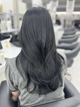 【🫧韓国風トレンドヘア🫧‪】レイヤーカット+艶カラー+オリジナルトリートメント+炭酸スパ🪽⟡.·*.