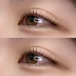 当日限定🩵まつ毛パーマ×束間仕上げ🩶パリジェンヌ変更+550