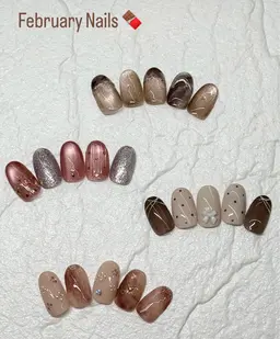 【Monthly Nails】オフなし💅🆕2月限定デザイン🍫