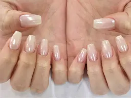 オーロラミラーネイル（オフあり）