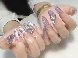 【ハンド】チップ長さ出し🤪ワンホンネイル💅持ち込み画像ok😙アートし放題