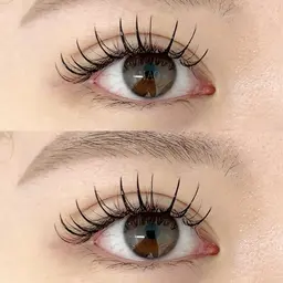 💕フラットラッシュ ✨上120本(LED+1000円)(Lカール/LDカール+500円)