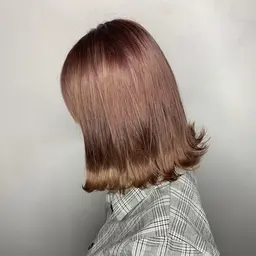 光色イルミナカラー全体🌟🧡🩷¥7000