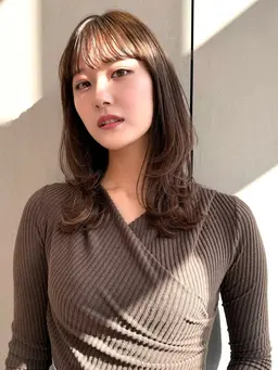 【トステア超音波トリートメント】艶ケアカラー＋骨格補正カット（レイヤーカット、ボブ、ショートetc）