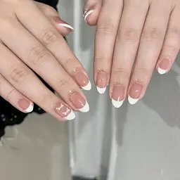 🎀自爪🎀フレンチネイル オフなし