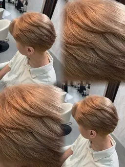 夏休みシーズン限定🏖☀️メンズカット➕ブリーチオンカラー😎