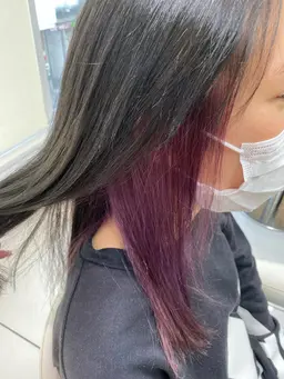 【ブリーチ無】インナーカラー＋トリートメント