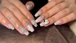 ❄️冬キャンペーン❄️【チップ長さ出し★持ち込み指10本アート】🌰