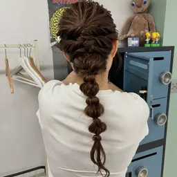 ヘアセット (鎖骨下の長さ~)