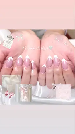 【チップ長さだし】カラーフレンチ