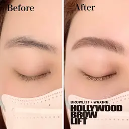 ハリウッドブロウリフト+眉毛wax🤍