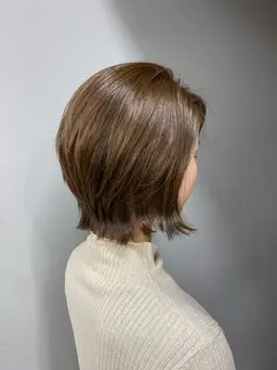 くびれレイヤーボブ❤️暖色カラー(希望の方+90分)