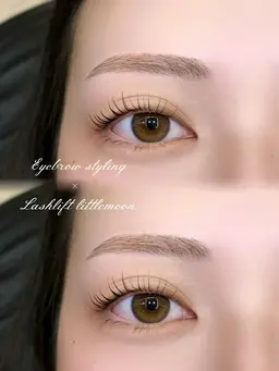 【人気No.1】ラッシュリフト&アイブロウスタイリング(WAX)セット¥6,480