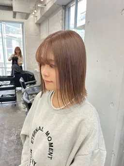 【エクステ外し💛】カット＋カラー＋韓国式水トリートメント