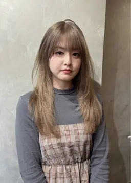 🉐似合わせカット➕ケアブリーチ➕フルカラー➕極潤卵殻トリートメント