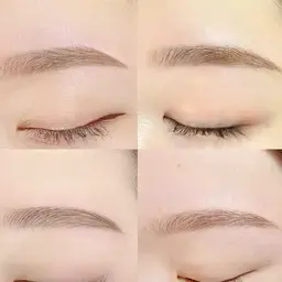 【眉毛】 アイブロウワックス+間引き(毛量調整)＋メイク仕上げ