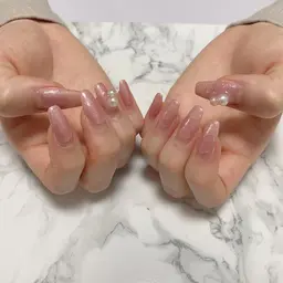 人気No1💓チップスカルプ長さ出しワンカラーorマグネットorグラデーション➕有料パーツ2本【オフ無し】