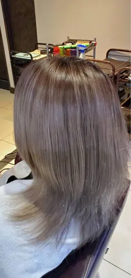 髪質改善✨サラ艶METEOカラー