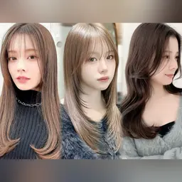 《カット》【レイヤー💎】ワンカールでキまる❗️韓国小顔レイヤー🇰🇷 韓国で話題のウォータートリートメント付き💧