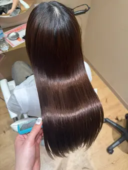 🍇[カットなし]髪質改善inケアカラー＋TOKIOトリートメント🍇