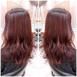 【❤️レッドオレンジ系暖色カラーにしたいならこれ🧡】N.ルフレカラー✖️キュアトリートメント《白髪染めも可能◎》