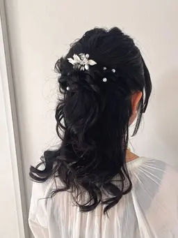 パーティヘアセット　お写真掲載でリボン2個プレゼント🎀