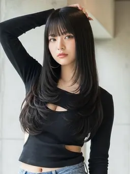 【🉐ミニモ限定価格】髪質改善 小顔似合わせカット+ナチュラルな質感の縮毛矯正+美容液TR+内部補修1ステップTR