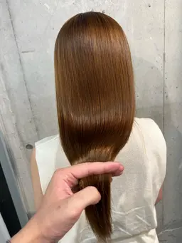 【髪質改善/ブリーチ毛可能】酸性ティックストレート