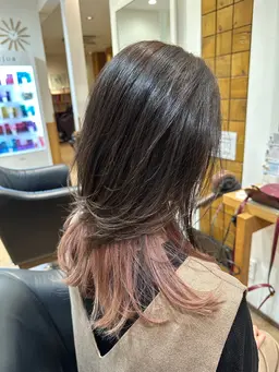 インナーカラーorイヤリングカラー🌈