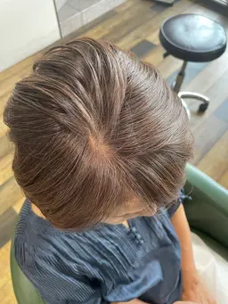 白髪染め剥がし＋白髪ぼかしカラー＋トリートメント