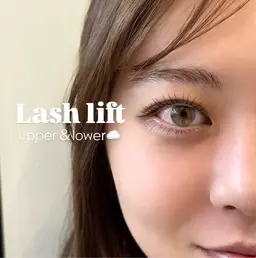 上下まつげパーマ🫧