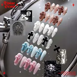 [爆発大人気]ビッグクロム定額デザイン(チップスカルプ) カラー変更可能