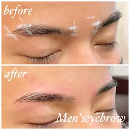【メンズアイブロウ】メンズもお問い合わせ多数頂いてる為クーポン作りました♪お顔の黄金ベースに男の人にも似合う眉毛を提案！