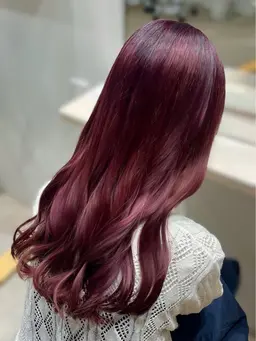 【透明感🆙】ブリーチなしダブルカラー+カット¥18,700